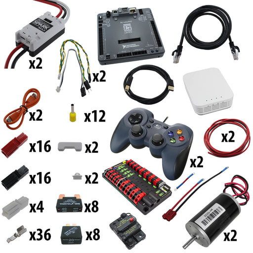 Electronic Bundles Builder - BCRX2CP - 1) Processor=roboRIO, 2) Speed Controller=Spark MAX, 3) # of Motors=2, 4) Motor Type=CIM, 5) Power Distribution=Power Distribution Panel - migrated