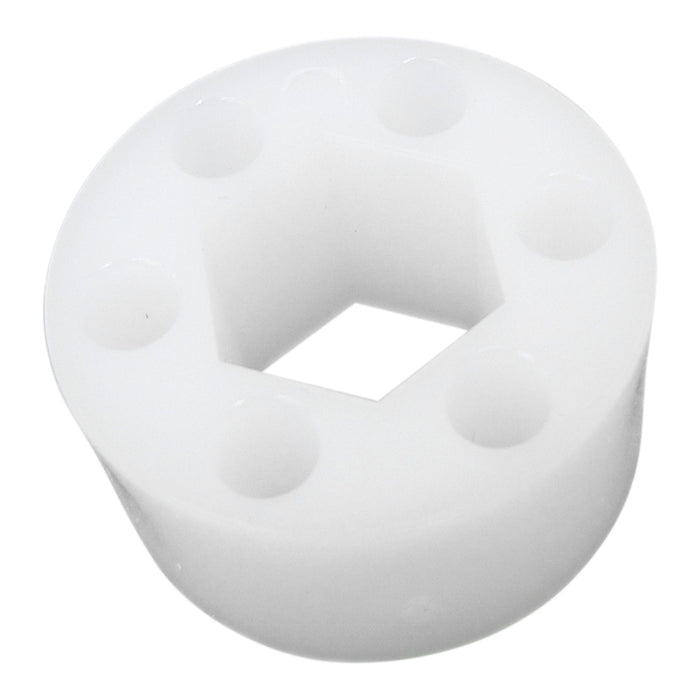 0.500 in. ID 1.125 in. OD 0.570 in. Long Polypropylene Hex Bore Spacer - am-1305 - migrated