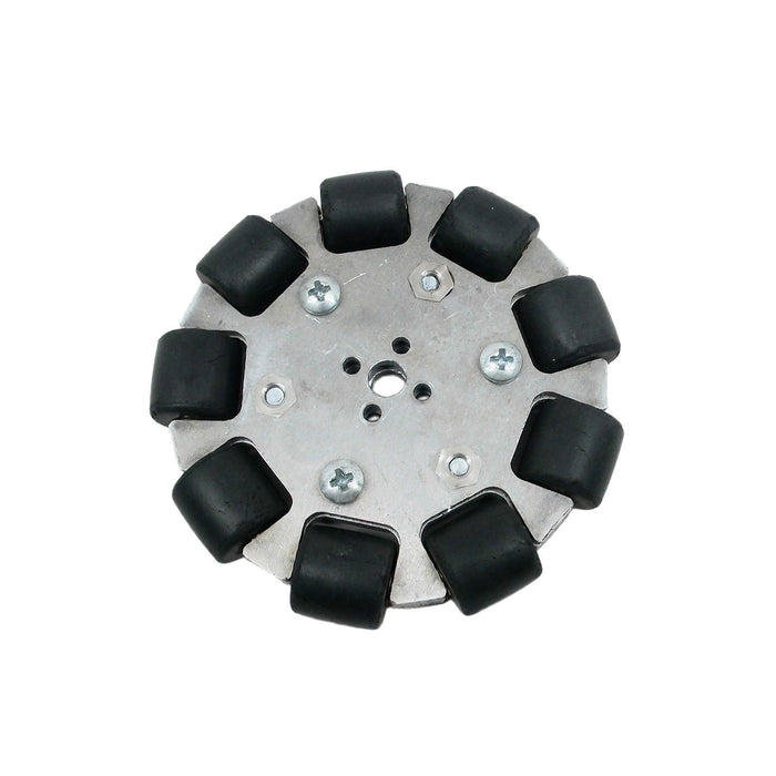 4 in. Aluminum Omni Wheel With Nub Bore - am-2948_2 - Image-2 - migrated