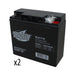 Interstate SLA1116 12V SLA Battery (Set of 2) - am-3062 - migrated