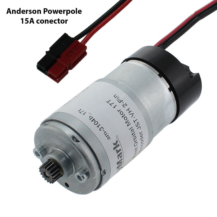 NeveRest Series Motor Only - am-3104_17t - Pinion and Connector=17 Tooth w/ Anderson Powerpole - migrated