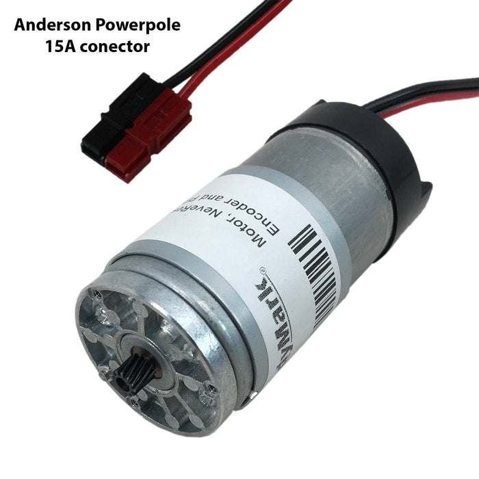 NeveRest Series Motor Only - am-3104 - Pinion and Connector=12 Tooth w/ Anderson Powerpole - migrated