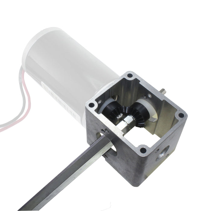 1:1 LJ Bevel Box with 0.5 in. Hex Output Shaft - am-3840_CIM - Option=w/ CIM Mounting Kit - migrated