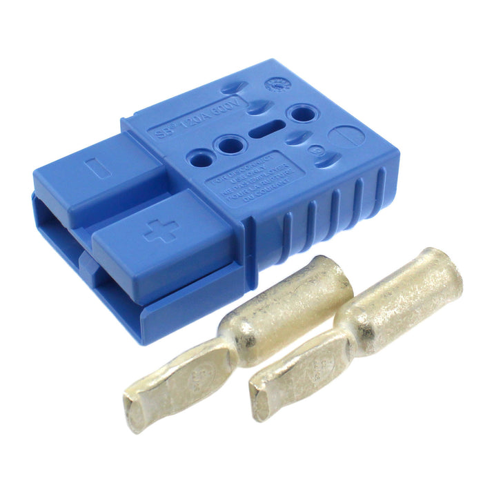 SB120 Anderson Powepole 4 Gauge Connector with Contacts - am-3858 - migrated