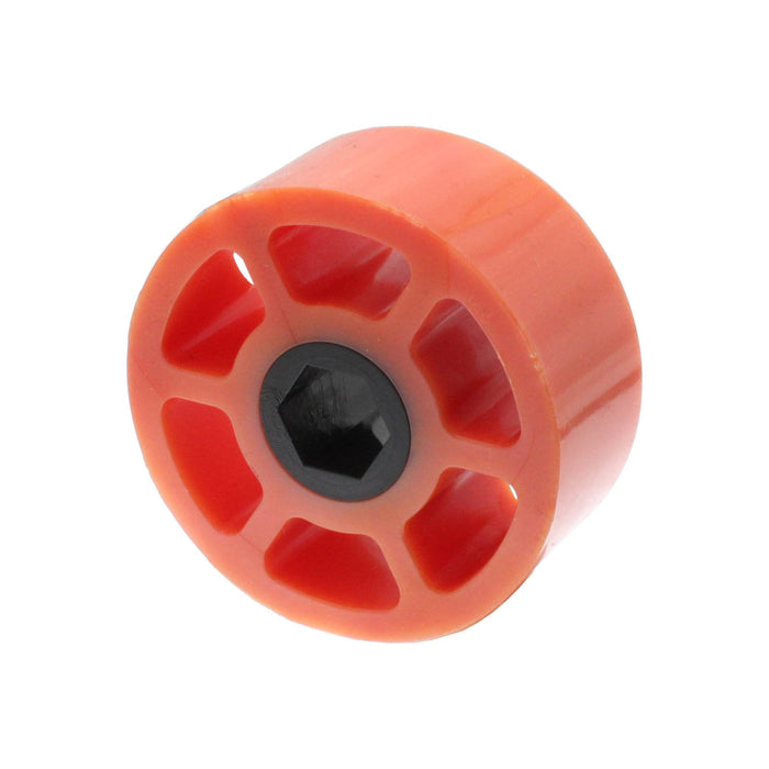 Compliant Wheels - am-3949_orange - Diameter=2 1/4 inch, Durometer=40A, Bore=1/2 in Hex - migrated