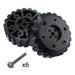 20 Tooth Track Drive Pulleys - am-3967 - Track Drive=TreadRunner - migrated
