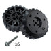 20 Tooth Track Drive Pulleys - am-3967 - Track Drive=TreadRunner - migrated
