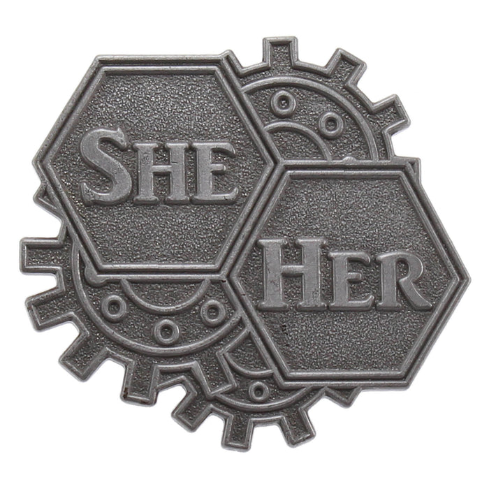 Pronoun Pins - am-4030_Her - Pronouns=She/Her - migrated