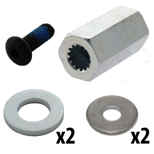 Falcon 500 Spline to 1/2 in. Hex Shaft Adapter - am-4187 - Size=1in. Long - migrated