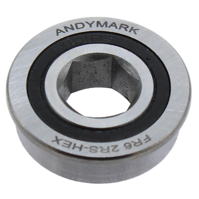 3/8 (0.375) in. Hex ID 7/8 (0.875) in. OD Sealed Flanged Bearing (FR62RS-Hex) - am-4489_1 - Image-1 - migrated