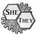 Pronoun Pins - am-4956_She - Pronouns=She/They - migrated