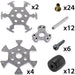 3 in. Dualie Aluminum Omni Wheel With 3/8 Hex Bore - am-4979_2 - Image-2 - migrated