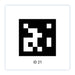 Individual REEFSCAPE AprilTag Stickers - am-5187a_id21 - Option=ID 21 - migrated
