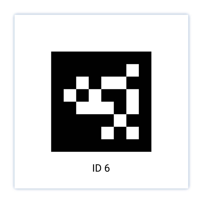 Individual REEFSCAPE AprilTag Stickers - am-5187a_id6 - Option=ID 6 - migrated