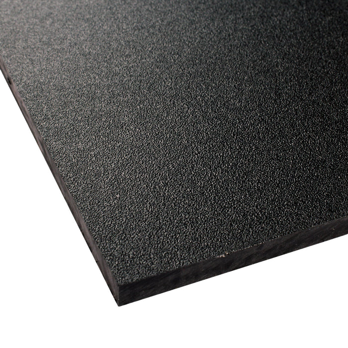 24 in. x 24 in. Orange Peel Black HDPE Sheet - am-5279 - migrated