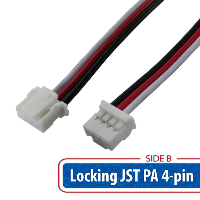 Locking 4-pin JST to Locking PWM Cable