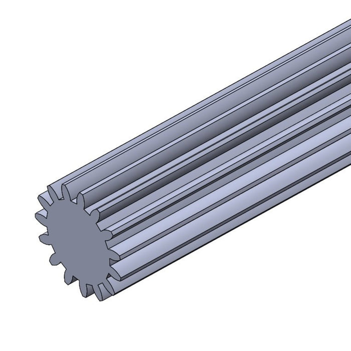 Spur Gear Stock - gs-14_5-20-15-4140-1 - 2) Tooth Count=15, 1) Tooth Profile=20 DP, 14.5° PA, 3) Material=Steel - migrated