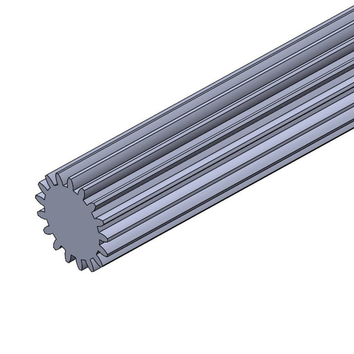 Spur Gear Stock - gs-14_5-20-17-4140-1 - 2) Tooth Count=17, 1) Tooth Profile=20 DP, 14.5° PA, 3) Material=Steel - migrated