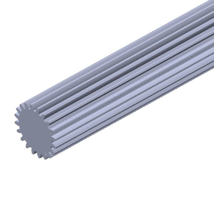 Spur Gear Stock - gs-14_5-20-20-4140-1 - 2) Tooth Count=20, 1) Tooth Profile=20 DP, 14.5° PA, 3) Material=Steel - migrated