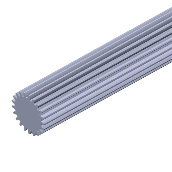Spur Gear Stock - gs-14_5-20-21-4140-1 - 2) Tooth Count=21, 1) Tooth Profile=20 DP, 14.5° PA, 3) Material=Steel - migrated