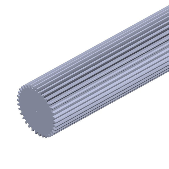 Spur Gear Stock - gs-14_5-20-34-4140-1 - 2) Tooth Count=34, 1) Tooth Profile=20 DP, 14.5° PA, 3) Material=Steel - migrated