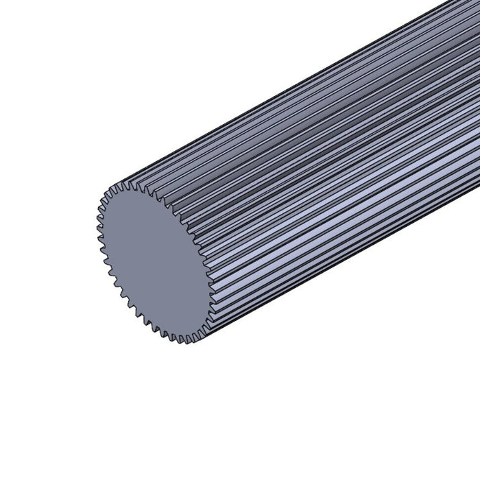 Spur Gear Stock - gs-14_5-20-43-6061-1 - 2) Tooth Count=43, 1) Tooth Profile=20 DP, 14.5° PA, 3) Material=Aluminum - migrated