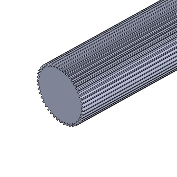 Spur Gear Stock - gs-14_5-20-45-4140-1 - 2) Tooth Count=45, 1) Tooth Profile=20 DP, 14.5° PA, 3) Material=Steel - migrated