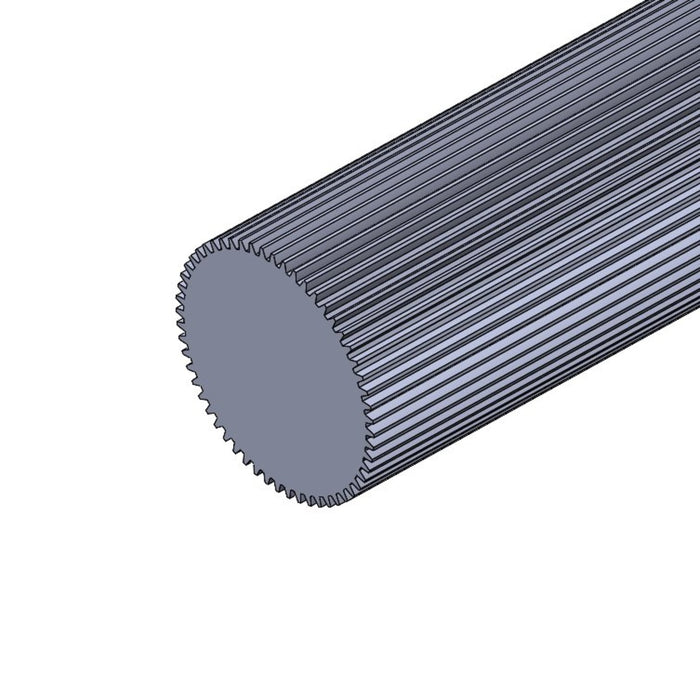 Spur Gear Stock - gs-14_5-20-56-6061-1 - 2) Tooth Count=56, 1) Tooth Profile=20 DP, 14.5° PA, 3) Material=Aluminum - migrated