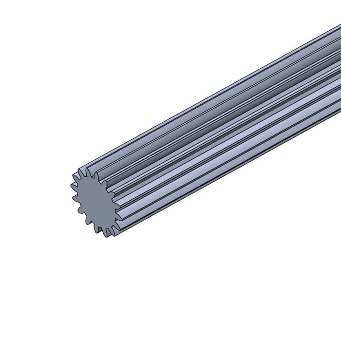 Spur Gear Stock - gs-20-0_7-16-1117-1 - 2) Tooth Count=16, 1) Tooth Profile=0.7 MOD, 20° PA, 3) Material=Steel - migrated