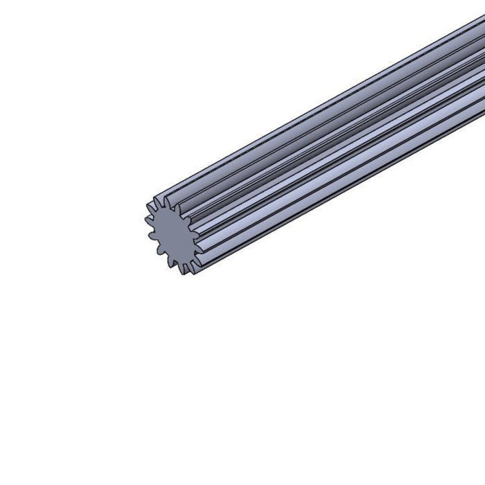 Spur Gear Stock - gs-20-48-14-5014-1 - 2) Tooth Count=14, 1) Tooth Profile=48 DP, 20° PA, 3) Material=Steel - migrated